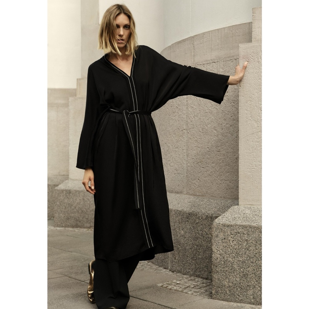ZW COLLECTION TOPSTITCHED TUNIC DRESS